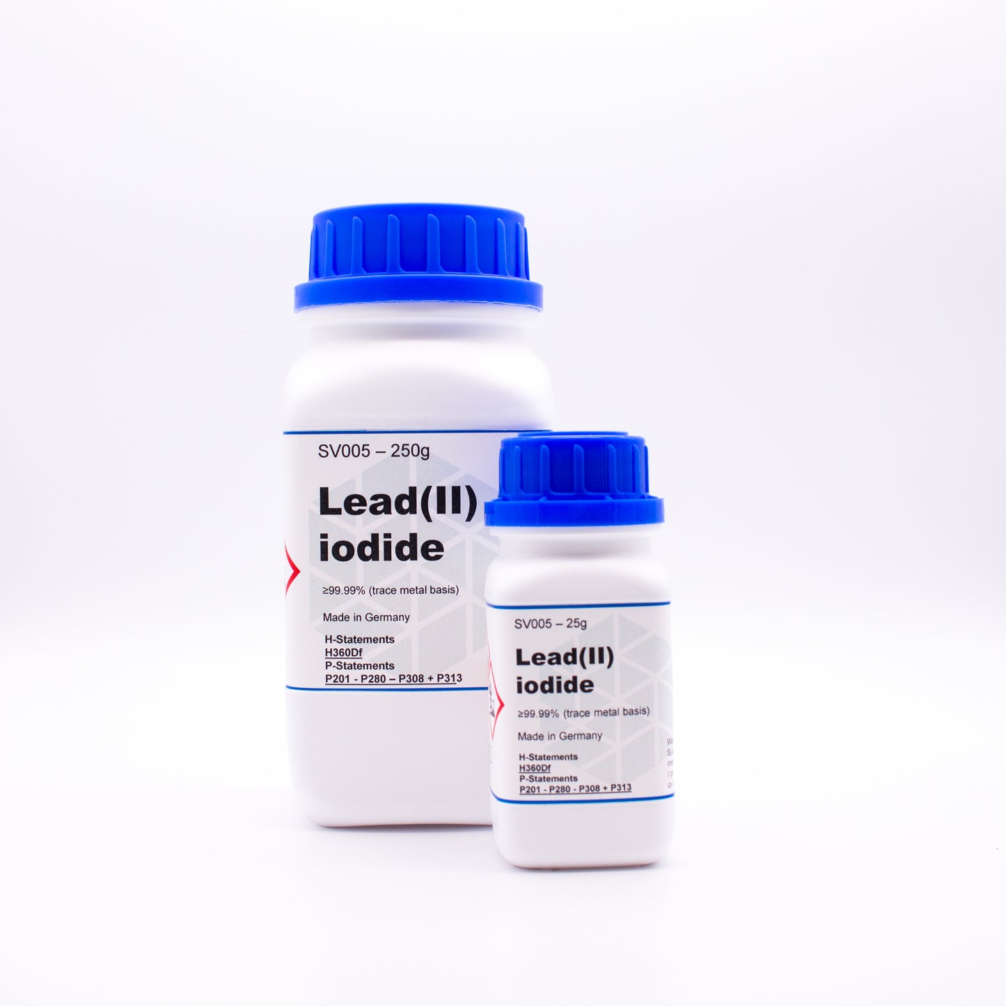 Lead iodide (PbI2), CAS 10101-63-0