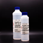 Tin (IV) oxide, 15% in water (KOH based), colloidal, CAS: 18282-10-5
